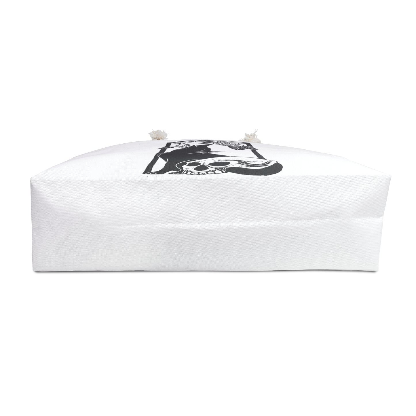 Occult Cat Skull Tote Bag – Memento Mori Gothic Aesthetic