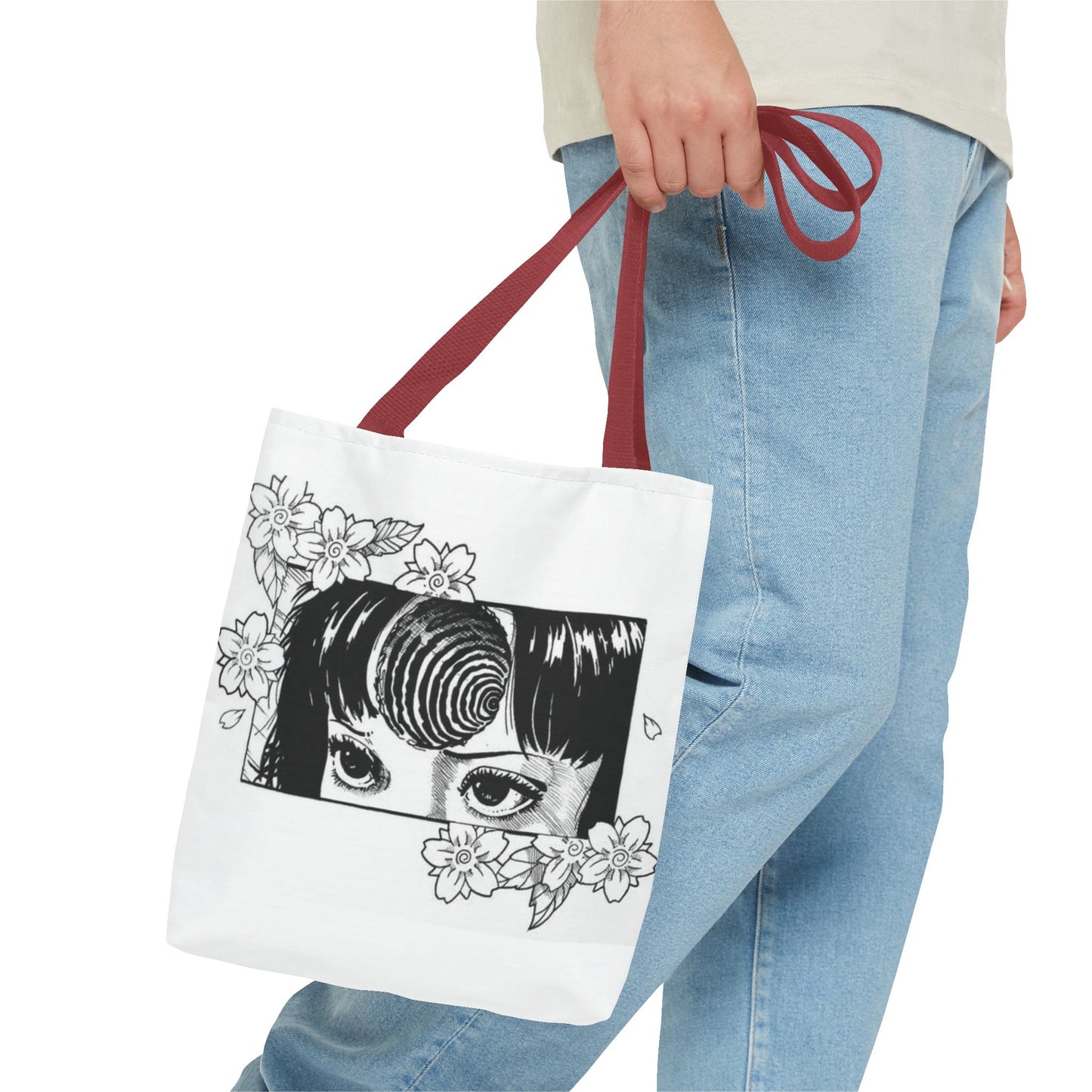 Anime Eyes Tote Bag – Stylish Japanese Manga Design