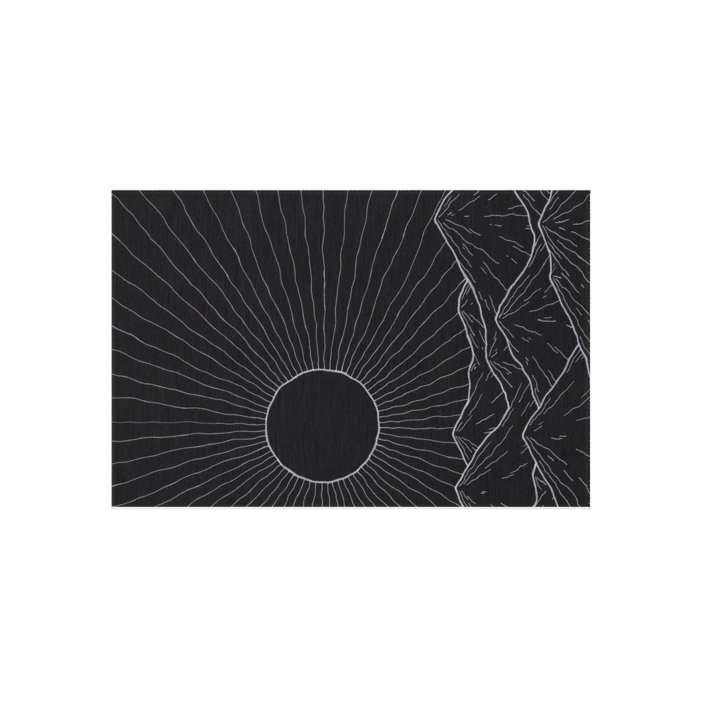 Moon-Shaped Rug – Cozy Modern Home Decor