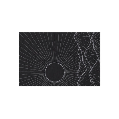 Moon-Shaped Rug – Cozy Modern Home Decor