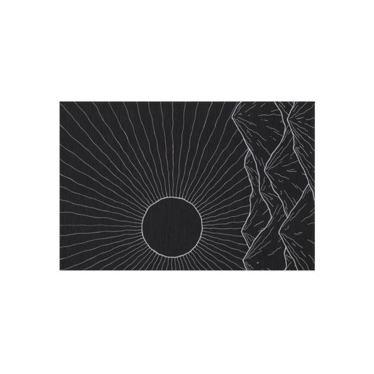 Moon-Shaped Rug – Cozy Modern Home Decor