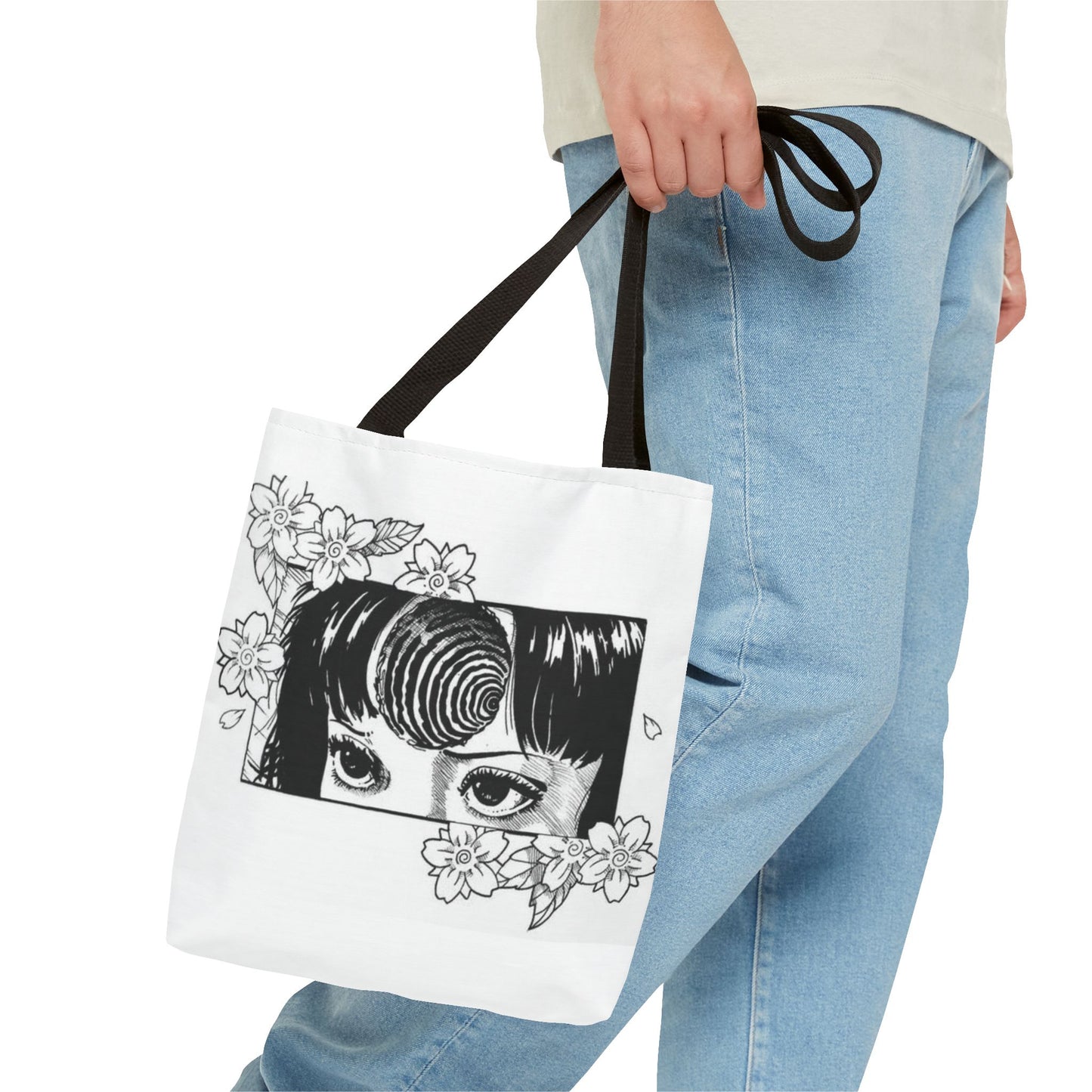 Anime Eyes Tote Bag – Stylish Japanese Manga Design