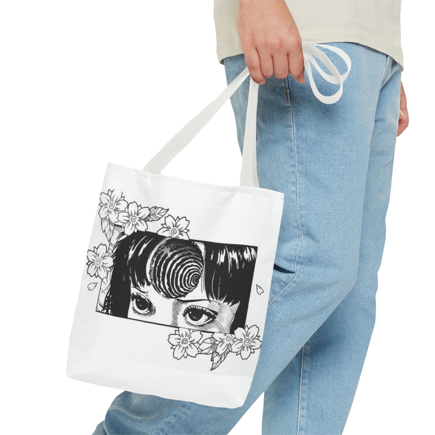 Anime Eyes Tote Bag – Stylish Japanese Manga Design
