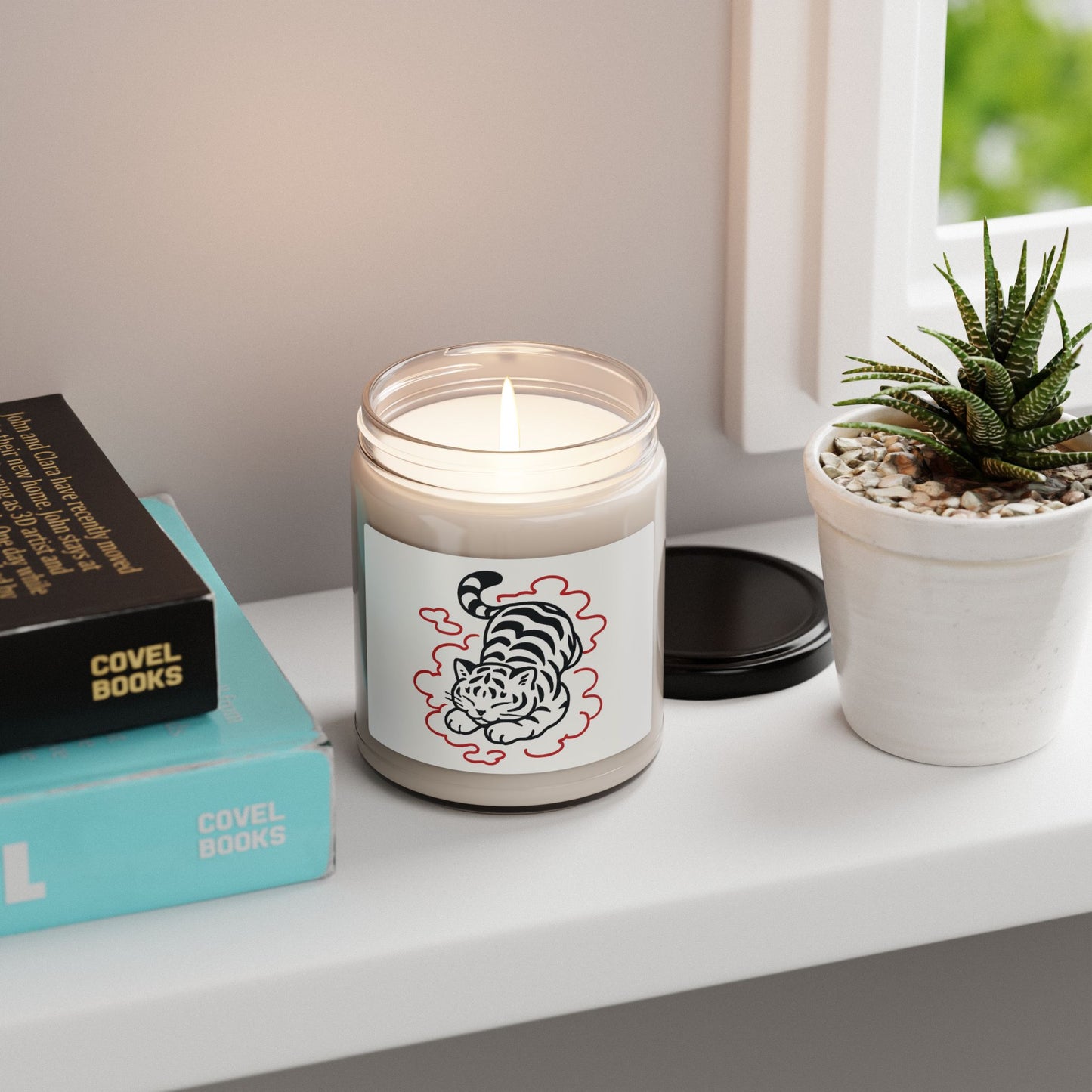 Soy Candle Lion Quote