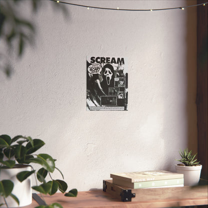 Ghostface Horror Poster – Exclusive Scream Wall Art