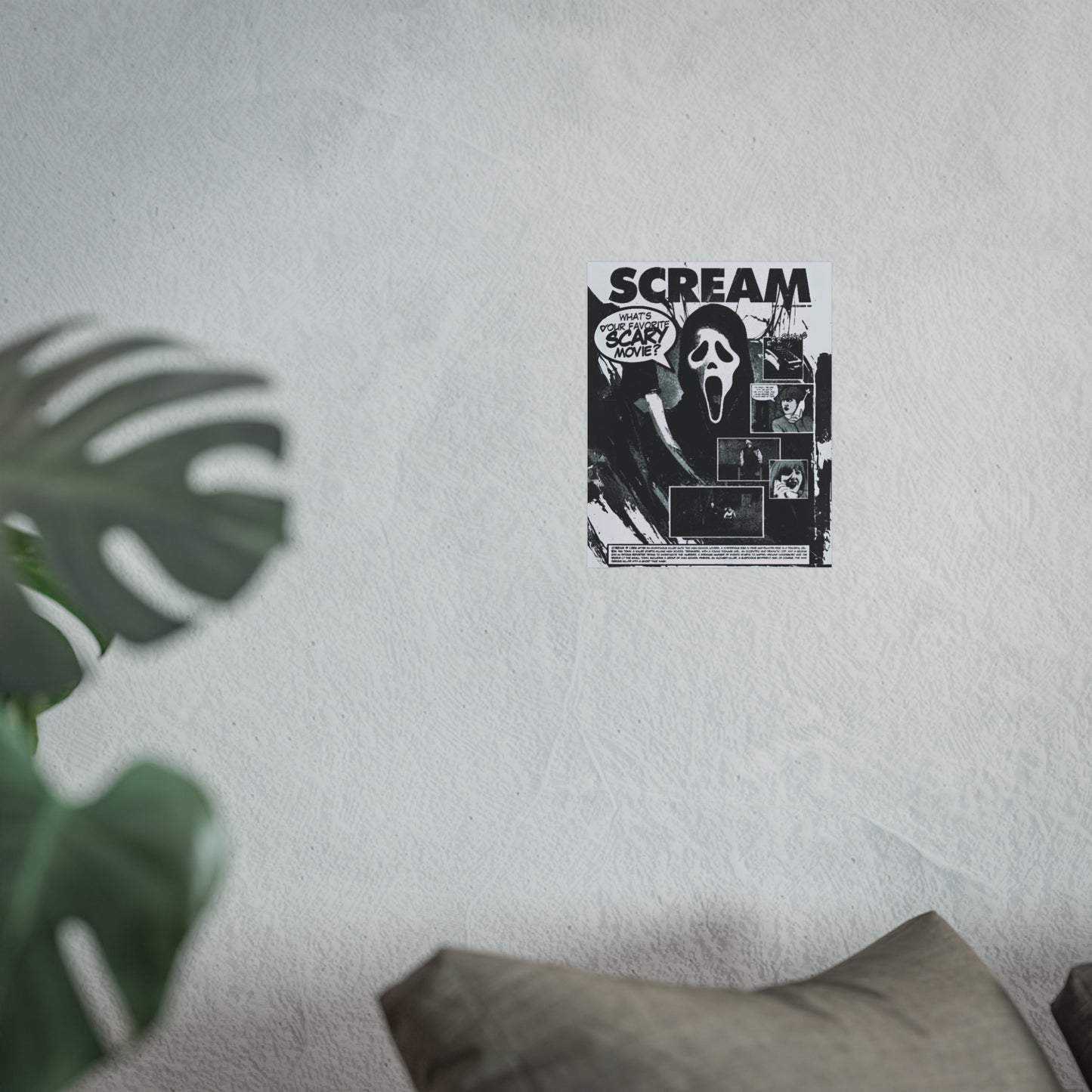 Ghostface Horror Poster – Exclusive Scream Wall Art