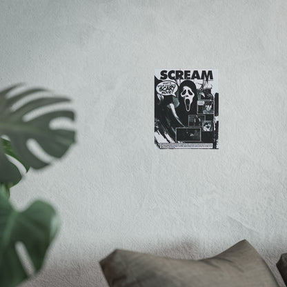 Ghostface Horror Poster – Exclusive Scream Wall Art