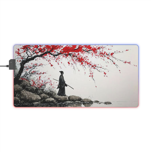 Zen Tree LED Gaming Mouse Pad – Light Up Your Desk