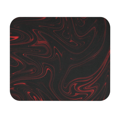 Sleek Red Marble Mousepad – Modern Desk Upgrade