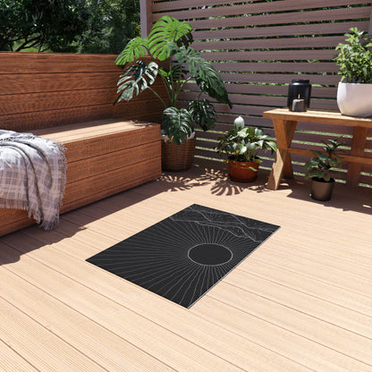 Moon-Shaped Rug – Cozy Modern Home Decor