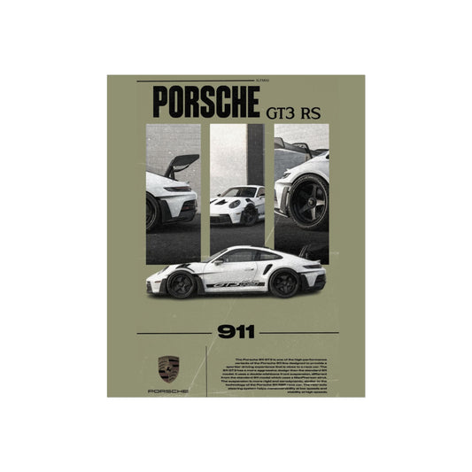 Porsche 911 Sports Car Poster – Classic Automotive Wall Art, Gift for Car Enthusiasts