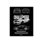 Dodge Challenger Hellcat Poster – Muscle Car Wall Art, Gift for Car Lovers