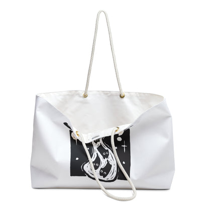Evil Cat UFO Tote Bag – Cute Kittens Abduction Anime Style