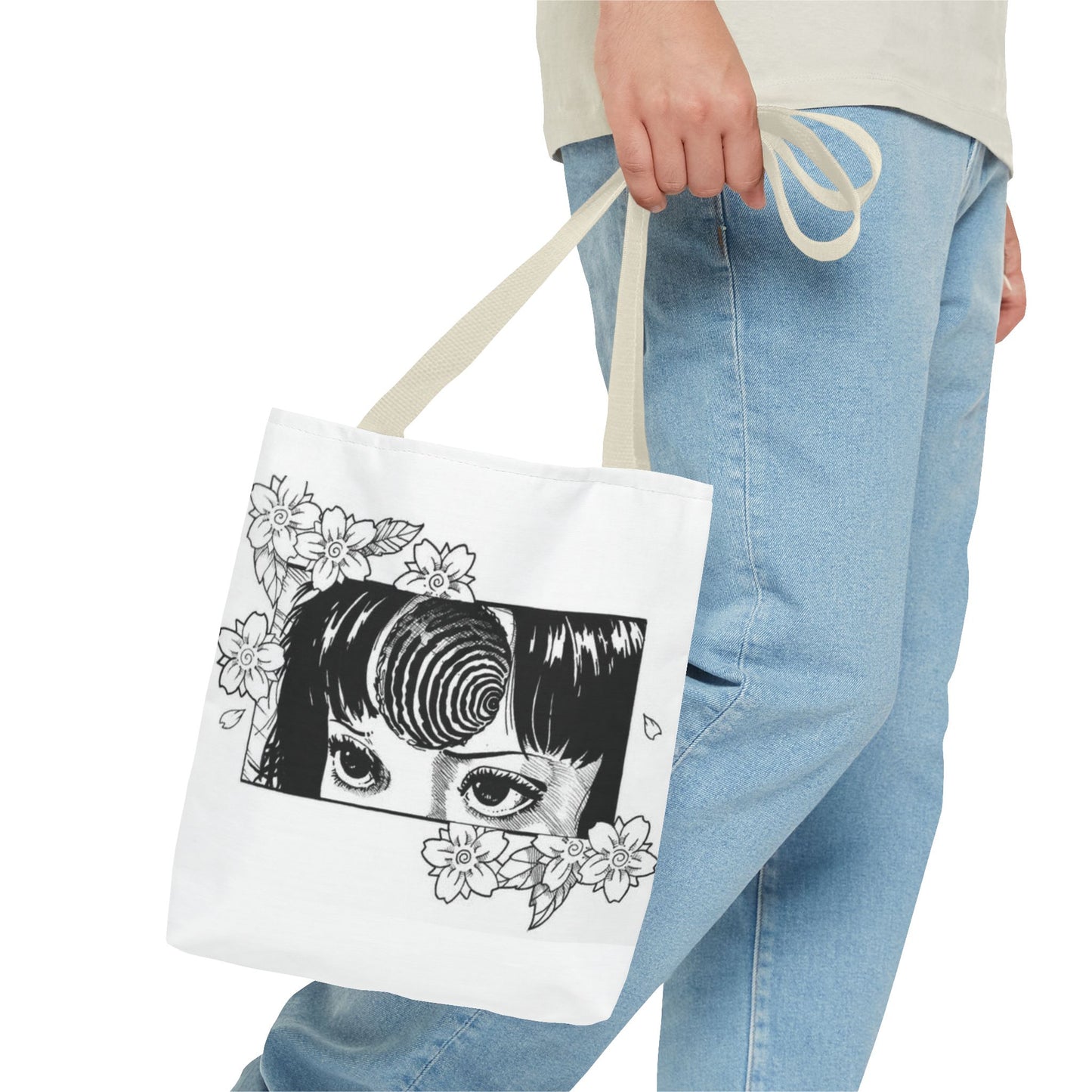 Anime Eyes Tote Bag – Stylish Japanese Manga Design
